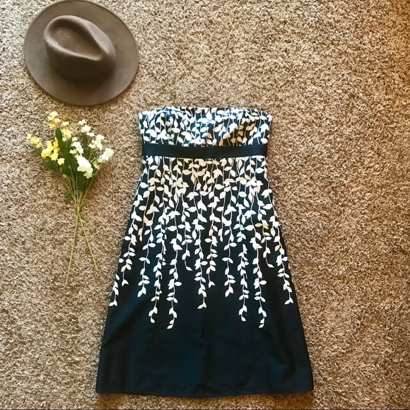 LOFT Dresses & Skirts - Ann Taylor Loft Strapless Hanging Floral Dress